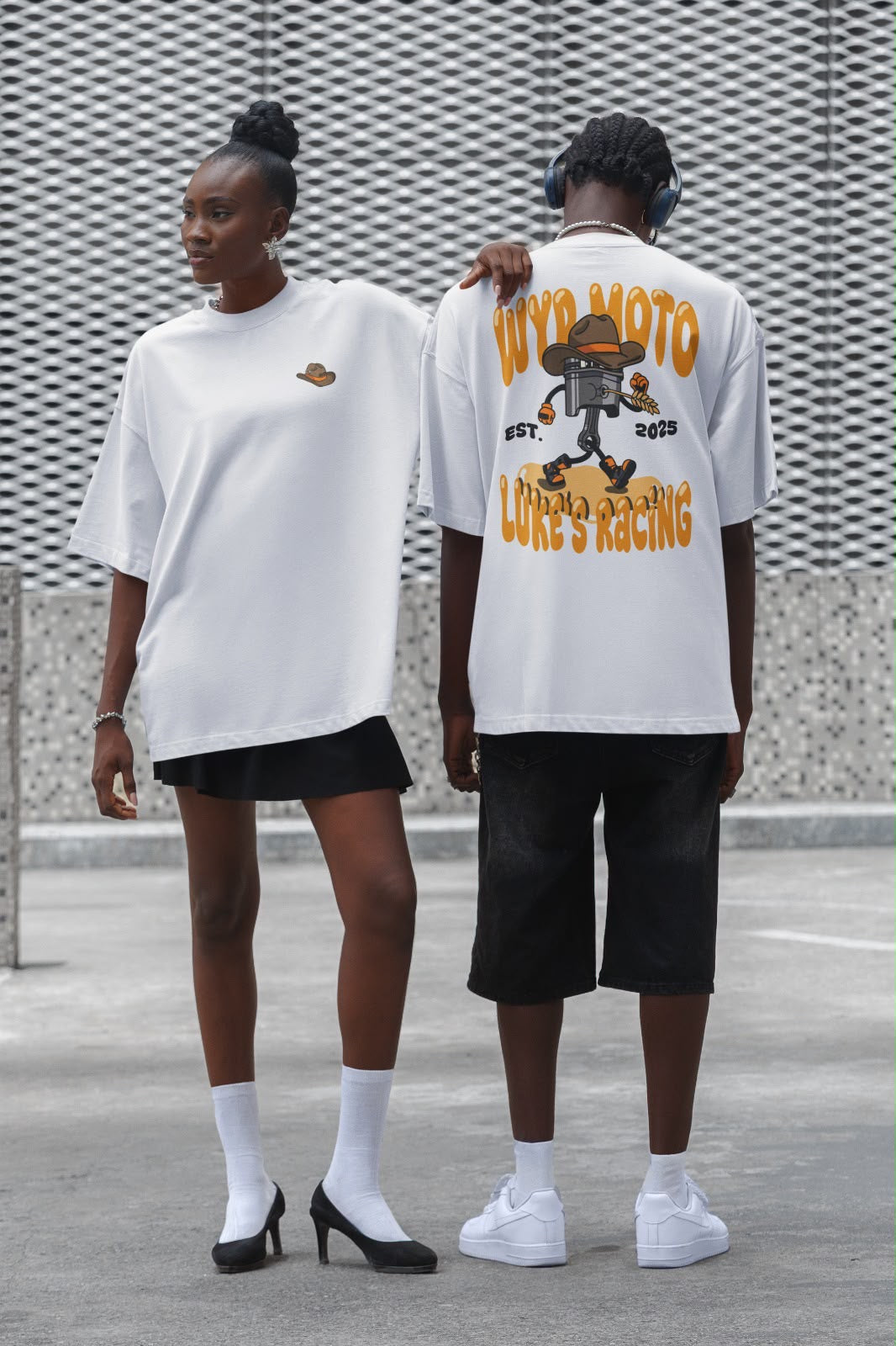 WYD. Kolbi X Lukes Oversized Tee White