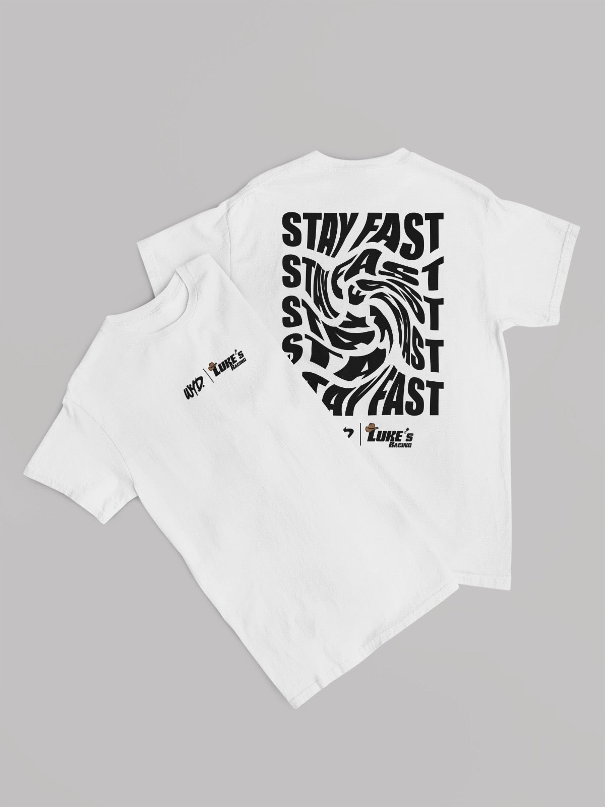 WYD. Stay Fast X Lukes Tee White