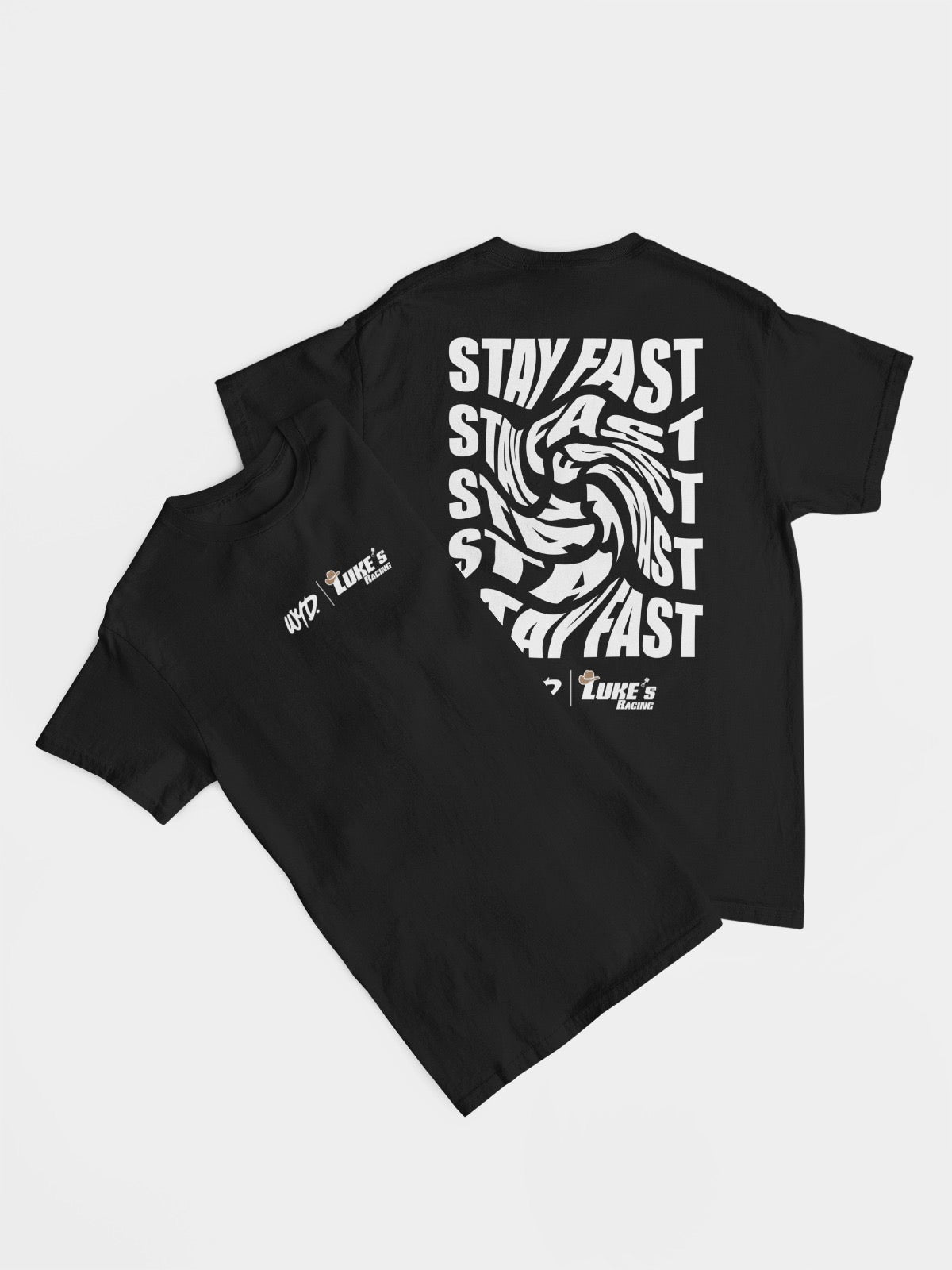 WYD. Stay Fast X Lukes Tee Black