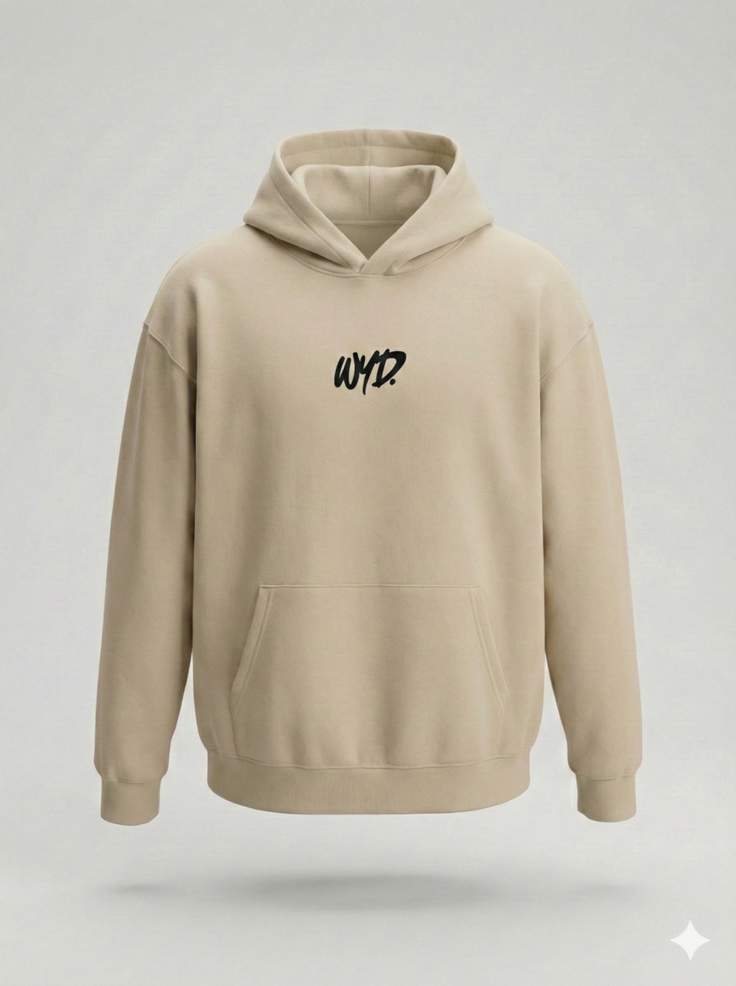 WYD. Signature Heavy Hoodie Mastic