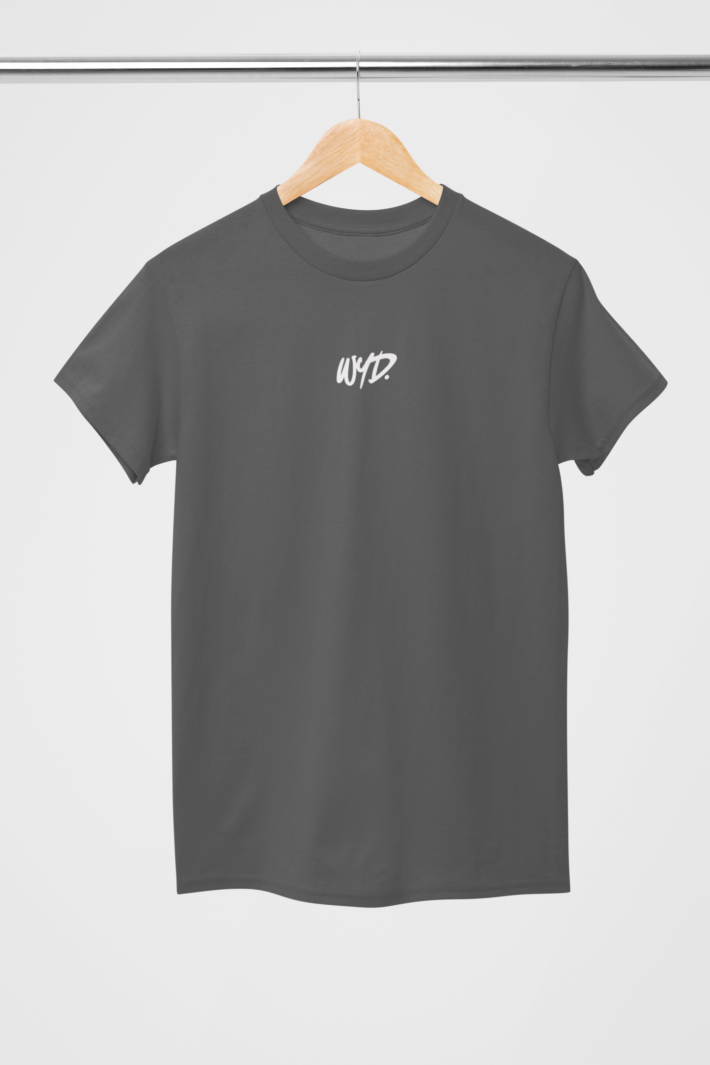 WYD. Casual Tee Charcoal