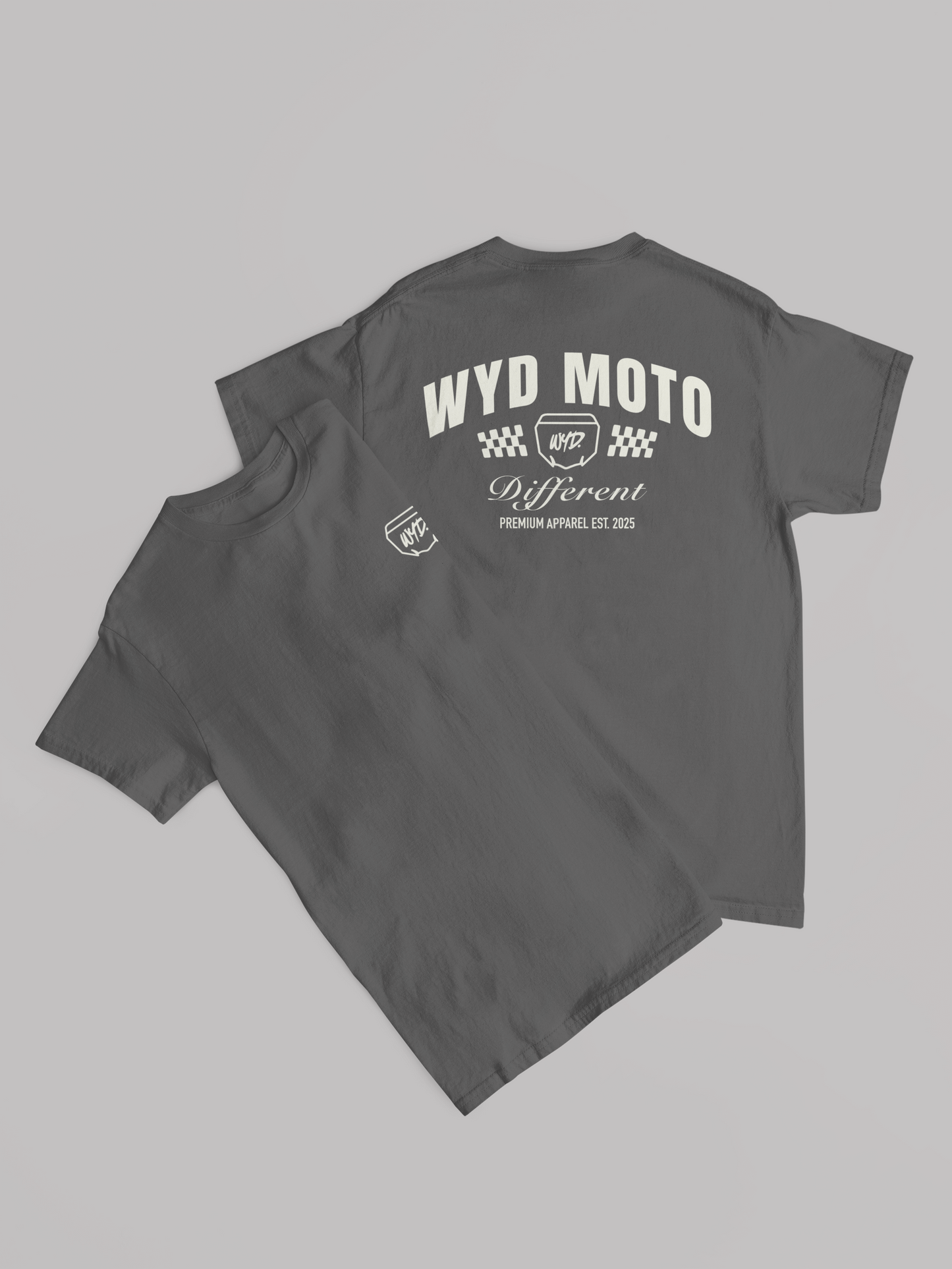 WYD. Plate Tee Charcoal