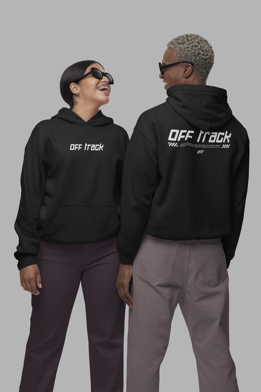 WYD. Off Track Hoodie Black