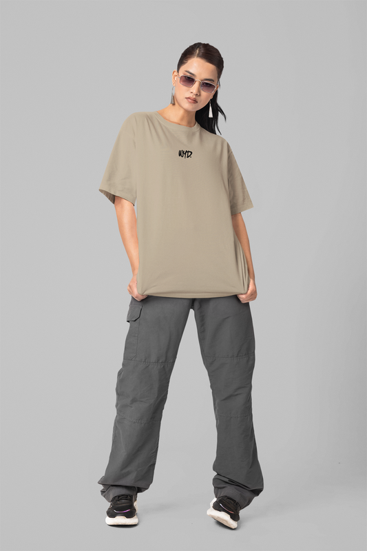 WYD. Casual Oversized Tee Mastic