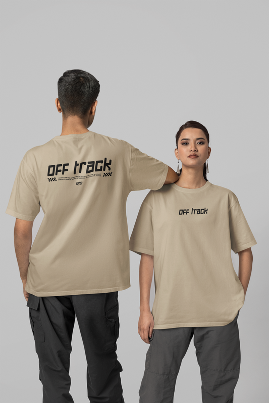 WYD. Off Track Oversized Tee Mastic